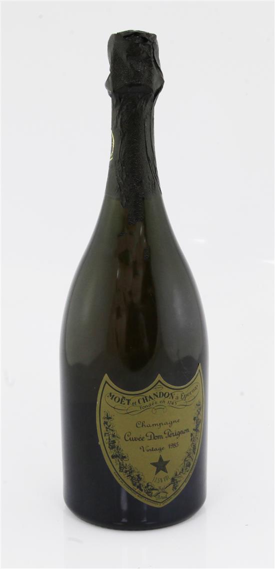 One bottle of Cuvee Dom Perignon Vintage 1985,